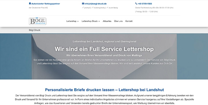 Webdesign Landshut